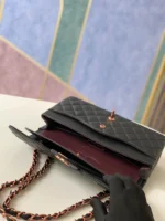 Chane Rose Gold Black Leather Size: 17cm Code: 115 - 图片 6