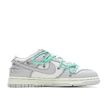 Nike 0ff-White x Nike Dunk Low "04 of 50" OW White Grey - 图片 5