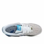Nike Air Force 1 07 LV8 EMB Suede Grey Blue Hook - 图片 4