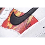 Nike AIR FORCE 1 07 LV8 CASUAL SHOES Black & White - 图片 4