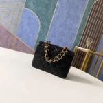 Chane One Shoulder Back Sheepskin with Plaid Size: 17 6 ​​12cm Code: 2309 Black Bull 02861 - 图片 5