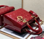 Cherry red lacquer, classic 5-panel 24cm - 图片 5