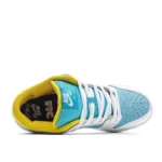 FTC Skateboarding x Nike SB Dunk Low Pro QSLAGOON PULSE Diamond Silver Ice Blue - 图片 7