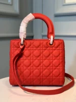 lady 24cm frosted large red Size: 24*12*20 cm - 图片 7