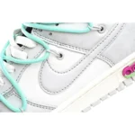 Nike 0ff-White x Nike Dunk Low "04 of 50" OW White Grey - 图片 6