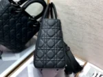 Lady Dior Rattan Check Matte Calfskin Size:24cm - 图片 7