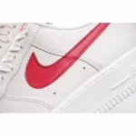 Nike Air Force 1 AF1 White and Red Sneakers - 图片 6