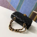 Chane One Shoulder Back Sheepskin with Plaid Size: 17 6 ​​12cm Code: 2309 Black Bull 02861 - 图片 7