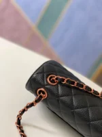 Chane Rose Gold Black Leather Size: 17cm Code: 115 - 图片 9