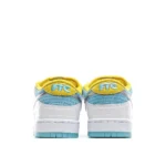 FTC Skateboarding x Nike SB Dunk Low Pro QSLAGOON PULSE Diamond Silver Ice Blue - 图片 9