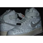 Nike Air Force 1 07 Premium Toll Free 灰 色 - 图片 7