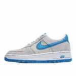 Nike Air Force 1 07 LV8 EMB Suede Grey Blue Hook