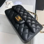 Black Lambskin Gold Buckle - 图片 9