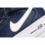 Nike Air Force 1 Dark Blue and White - 图片 7