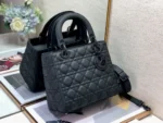 Lady Dior Rattan Check Matte Calfskin Size:24cm - 图片 9