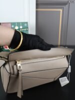 Small Puzzle Edge bag in soft grained calfskin - 图片 2