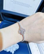 Diamond Loop Full Motif Diamond Bracelet - 图片 2