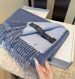 LV Scarf blue&pink - 图片 9