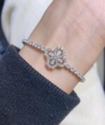 Diamond Loop Full Motif Diamond Bracelet - 图片 5