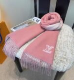 LV Scarf blue&pink - 图片 3