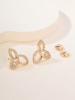Lily Cluster Diamond Earrings, Large - 图片 4