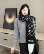 CHANEL Wool Black & White - 图片 6
