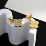 Vivienne Earrings, 3 Golds and Diamonds - 图片 6