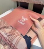 LV Scarf blue&pink - 图片 5