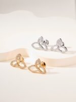 Lily Cluster Diamond Earrings, Large