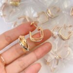 Trinity earrings, cushion-shaped - 图片 8