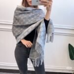 GG cashmere lamé scarf - 图片 9