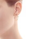 Tiffany T Hoop Earrings in Rose Gold - 图片 6