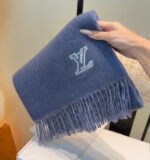 LV Scarf blue&pink - 图片 7