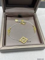 OPERA TULLE YELLOW AND WHITE GOLD RAGGIERA BRACELET - 图片 4