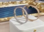 Perlée diamonds bracelet, 1 row, medium model