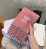 LV Scarf blue&pink - 图片 12