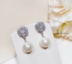 Pearl stud earrings - 图片 8