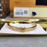 Empreinte Medium Bangle, White Gold and Diamonds - 图片 8