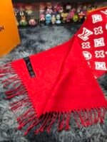 LV 3D Scarf red - 图片 6