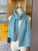 Ivory wool and cashmere scarf - 图片 11
