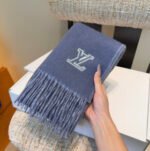 LV Scarf blue&pink - 图片 14