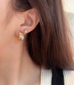 Trinity earrings, cushion-shaped - 图片 11