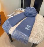 LV Scarf blue&pink - 图片 15