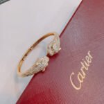 Panthère de Cartier bracelet, articulated, paved - 图片 10