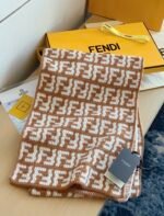 Ivory wool and cashmere scarf - 图片 5