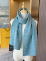 Ivory wool and cashmere scarf - 图片 42