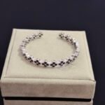 Gold and silver bracelets - 图片 6