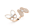 Two Butterfly Between the Finger ring