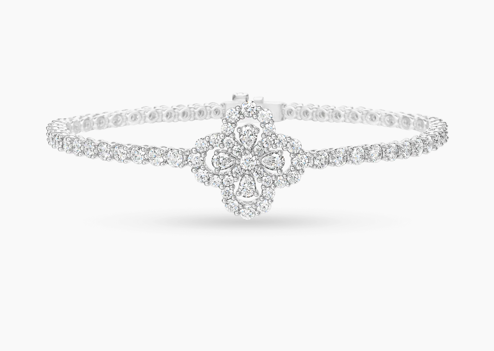 Diamond Loop Full Motif Diamond Bracelet