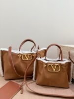 Valentino Suede Lambswool Tote Bag